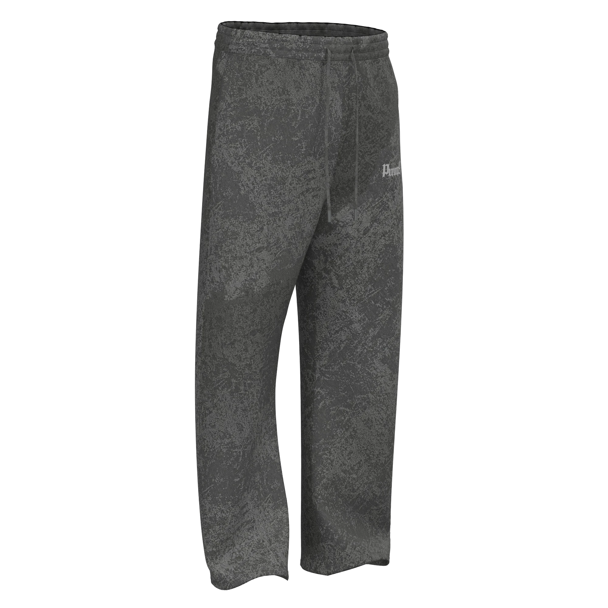 PUMP9 Silver Wash Baggy Düz Paça Eşofman