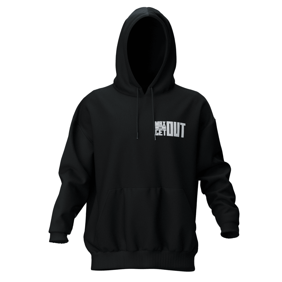 ARNOLD Siyah Oversize Hoodie