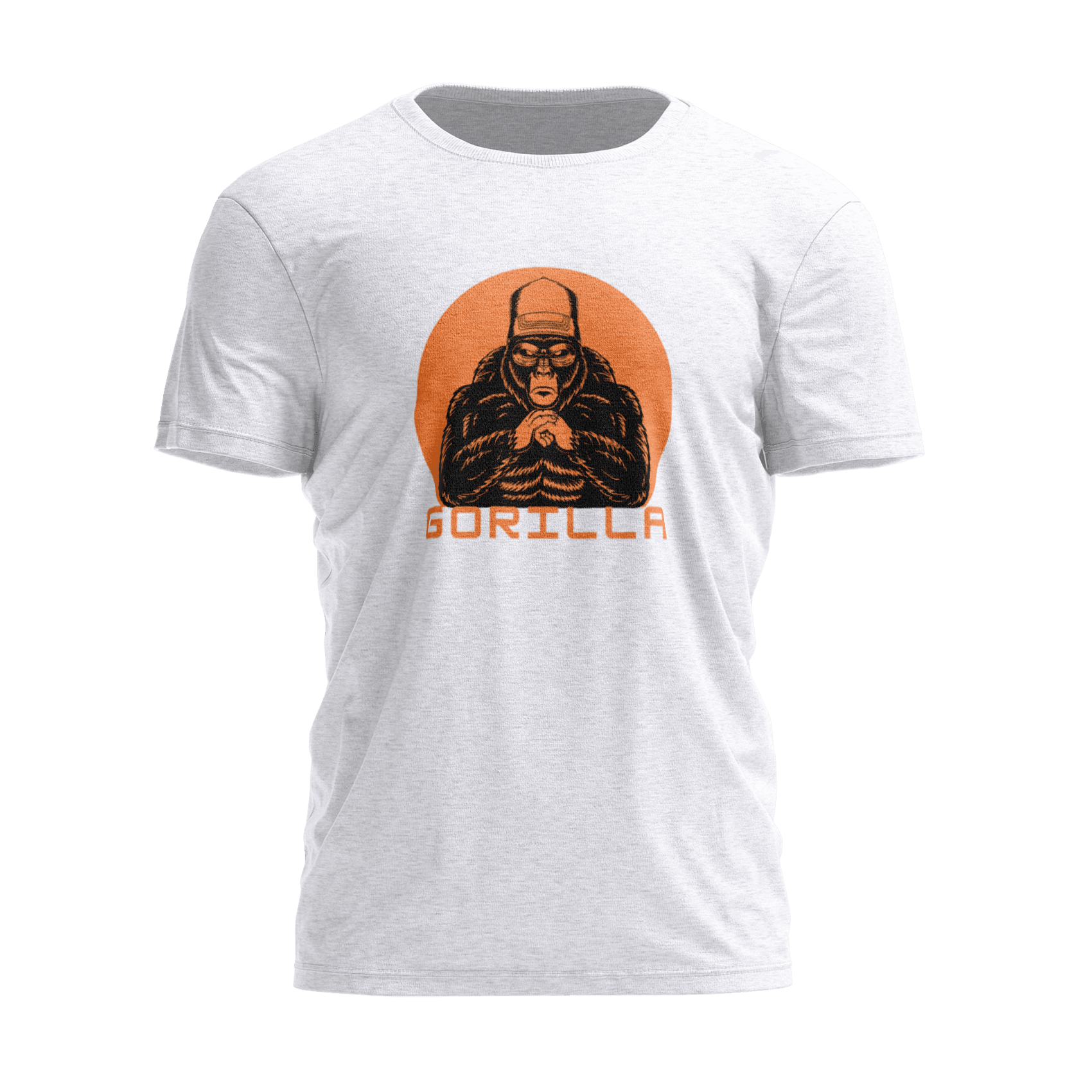 GORILLA Beyaz Regular Fit T-Shirt