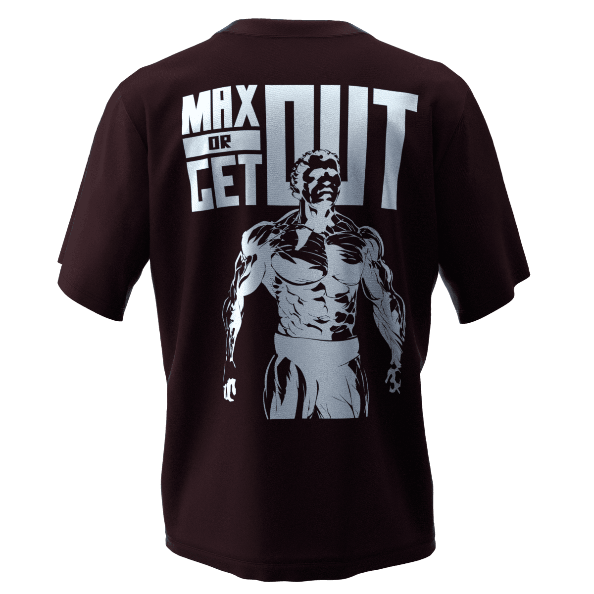 MAXOUT Bordo Oversize T-Shirt 