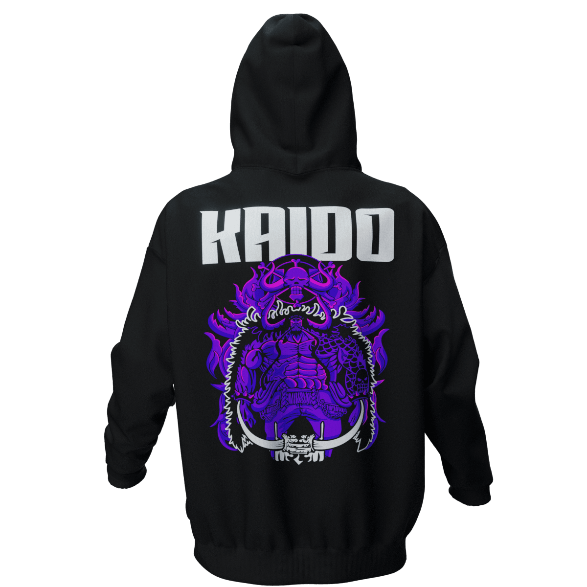 KAIDO Siyah Oversize Hoodie