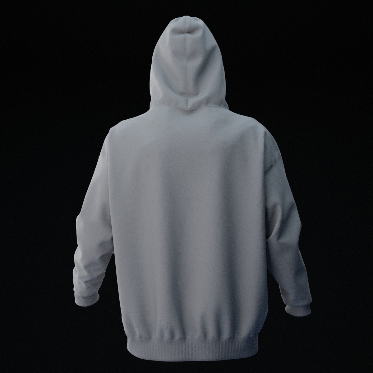 ARNOLD Gri Oversize Hoodie