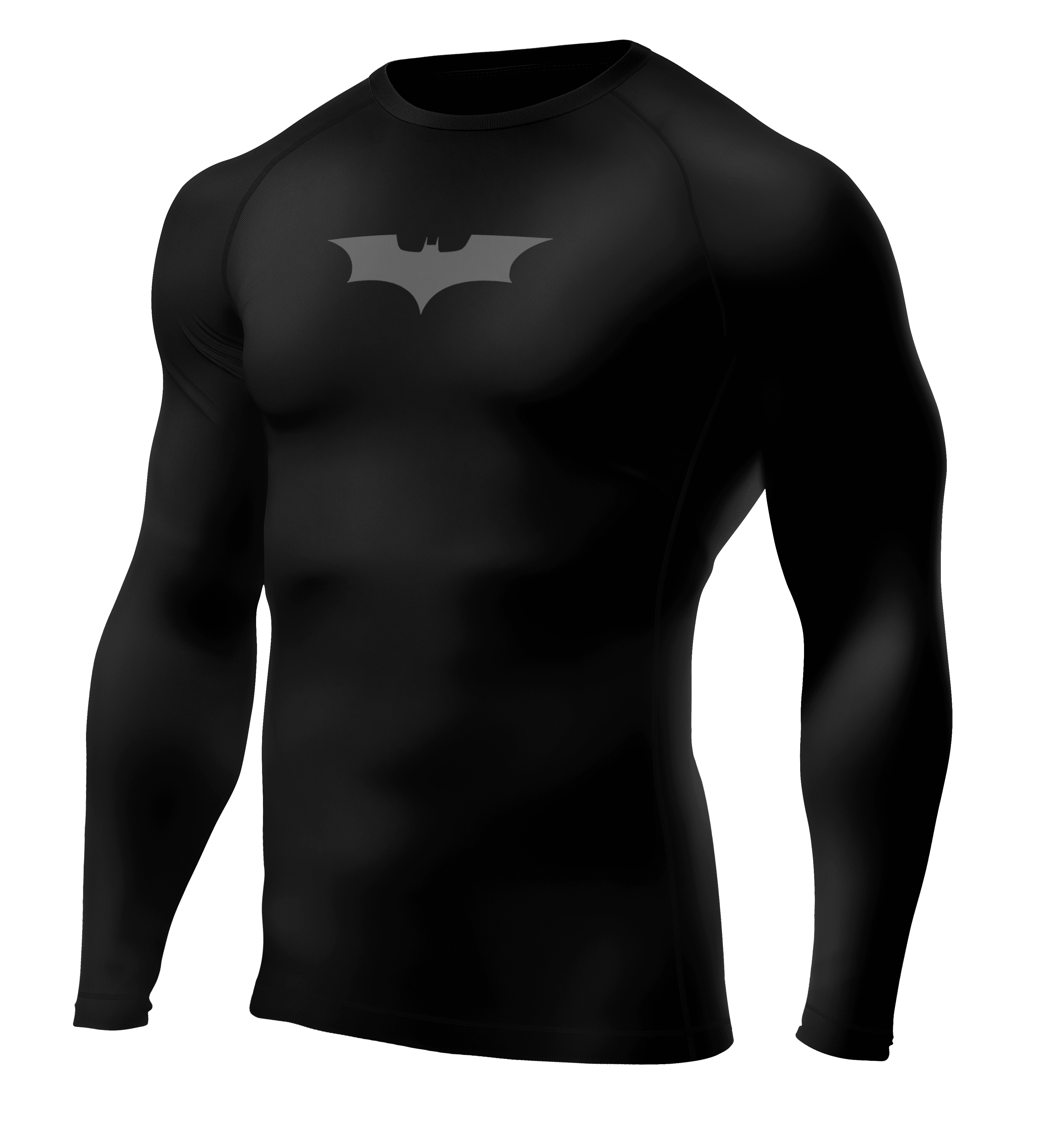 BATMAN SILVER Long Sleeve Compression T-Shirt