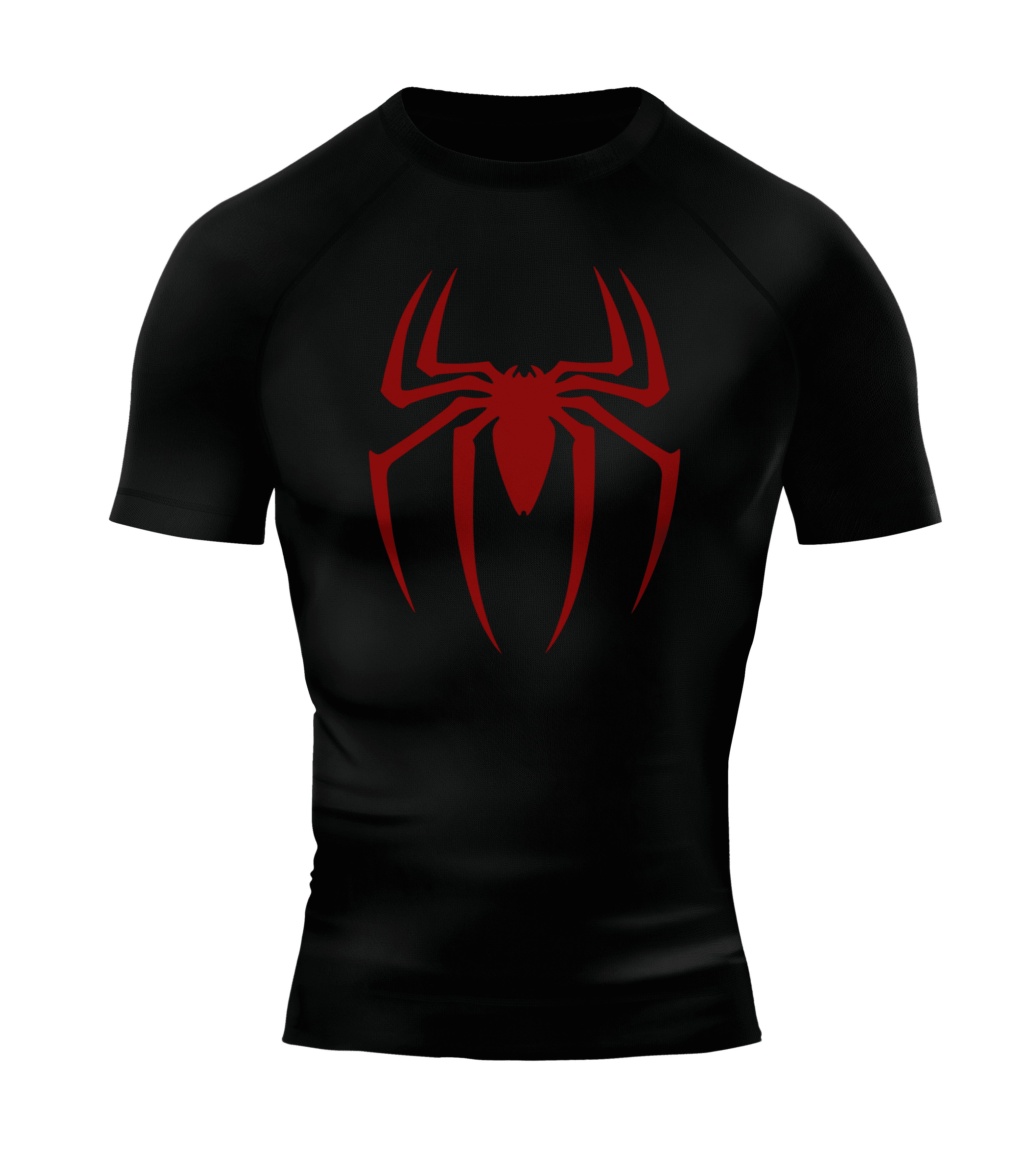 SPIDER RED Short Sleeve Compression T-Shirt