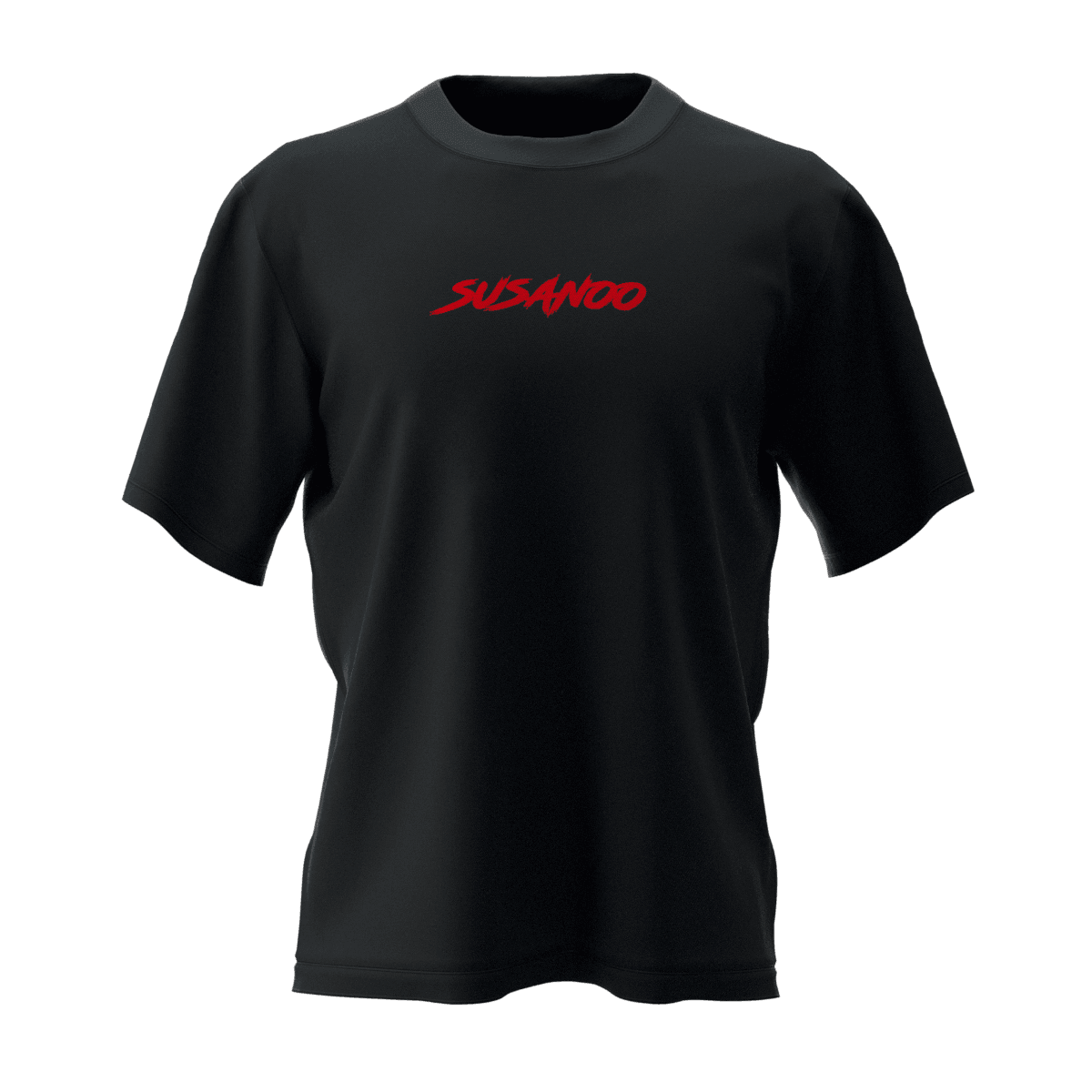 SUSANOO Siyah Oversize Kalıp T-Shirt