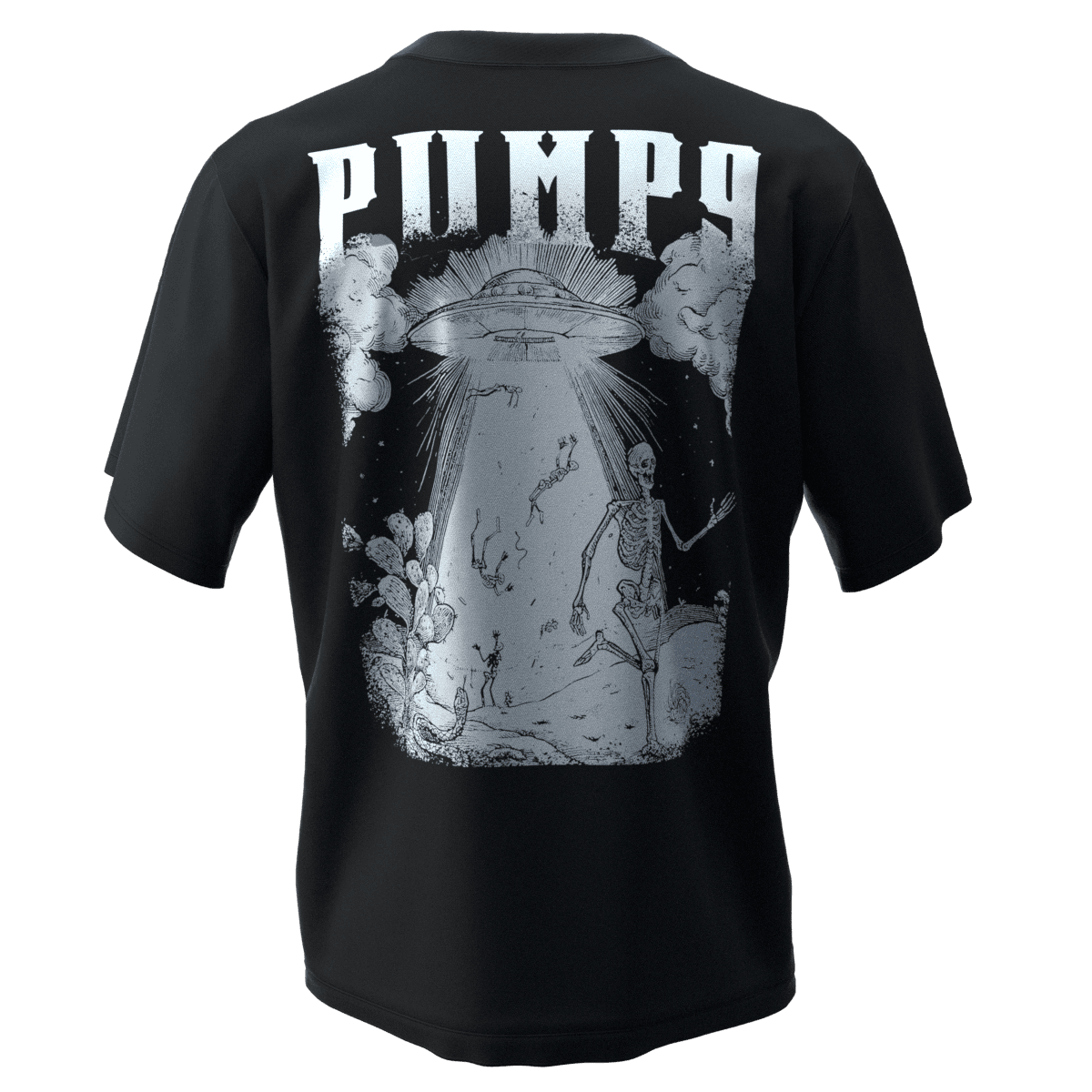SKULLHEAD Siyah Oversize T-Shirt 