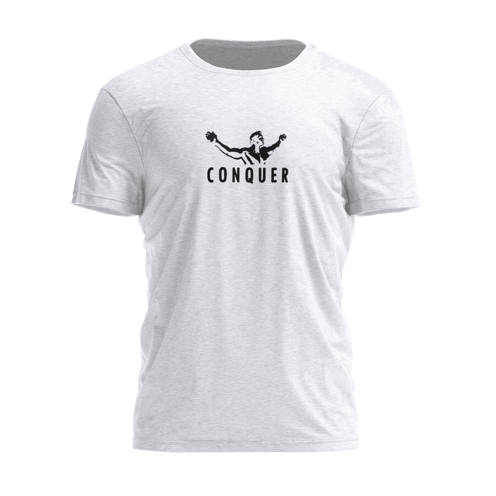 CONQUER Beyaz Regular Fit T-Shirt