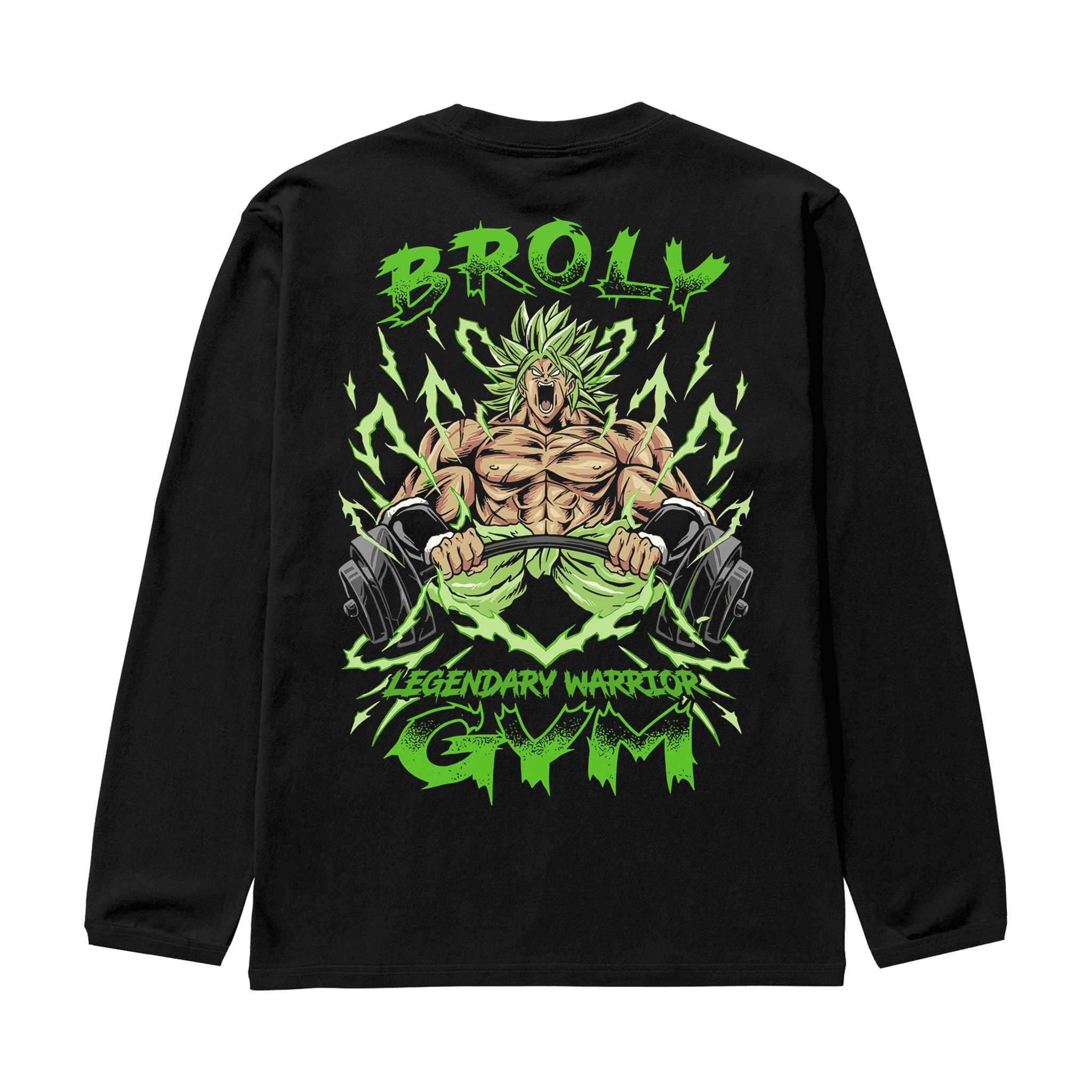 BROLY Siyah Oversize Long Sleeve T-Shirt