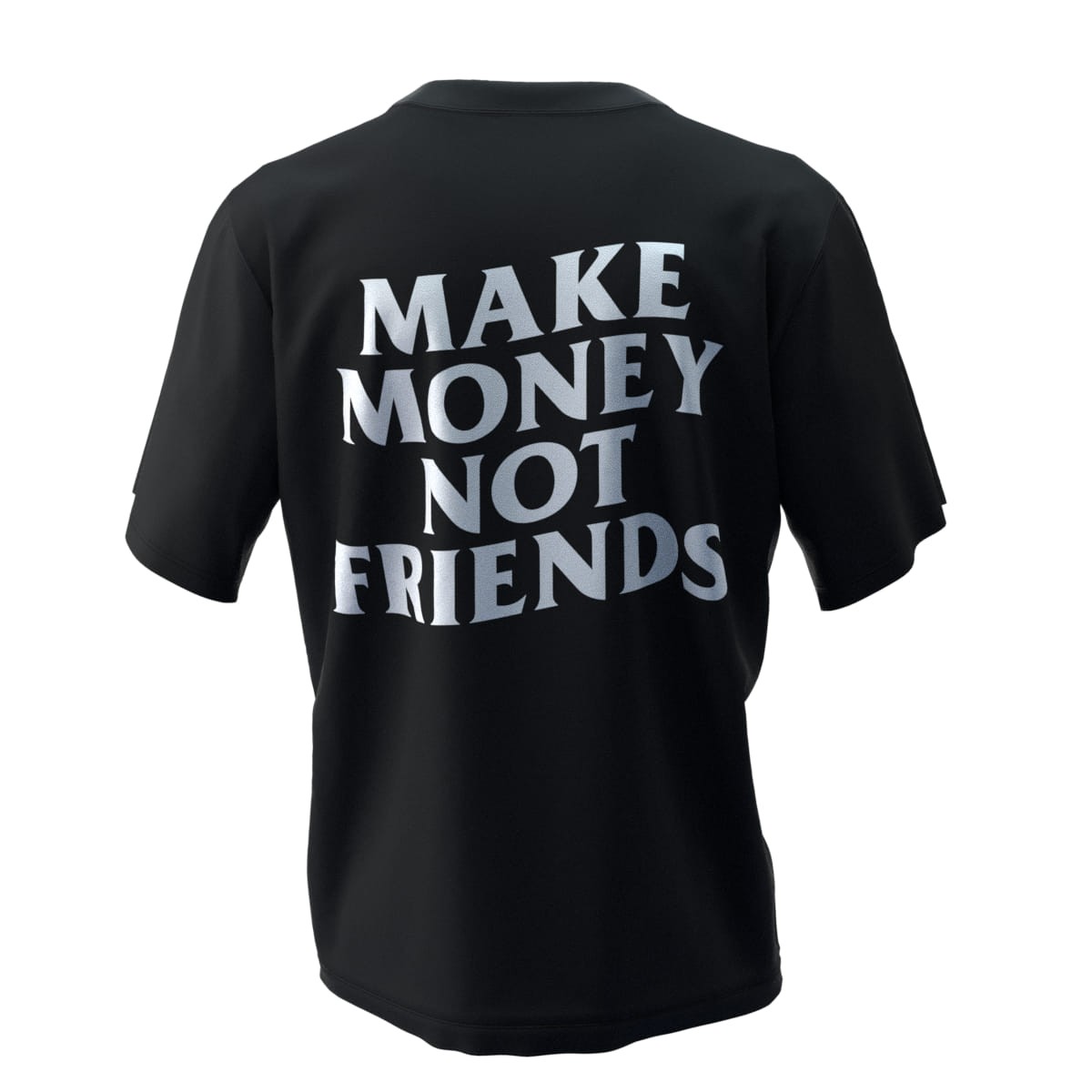 MAKEMONEY Siyah Oversize T-Shirt