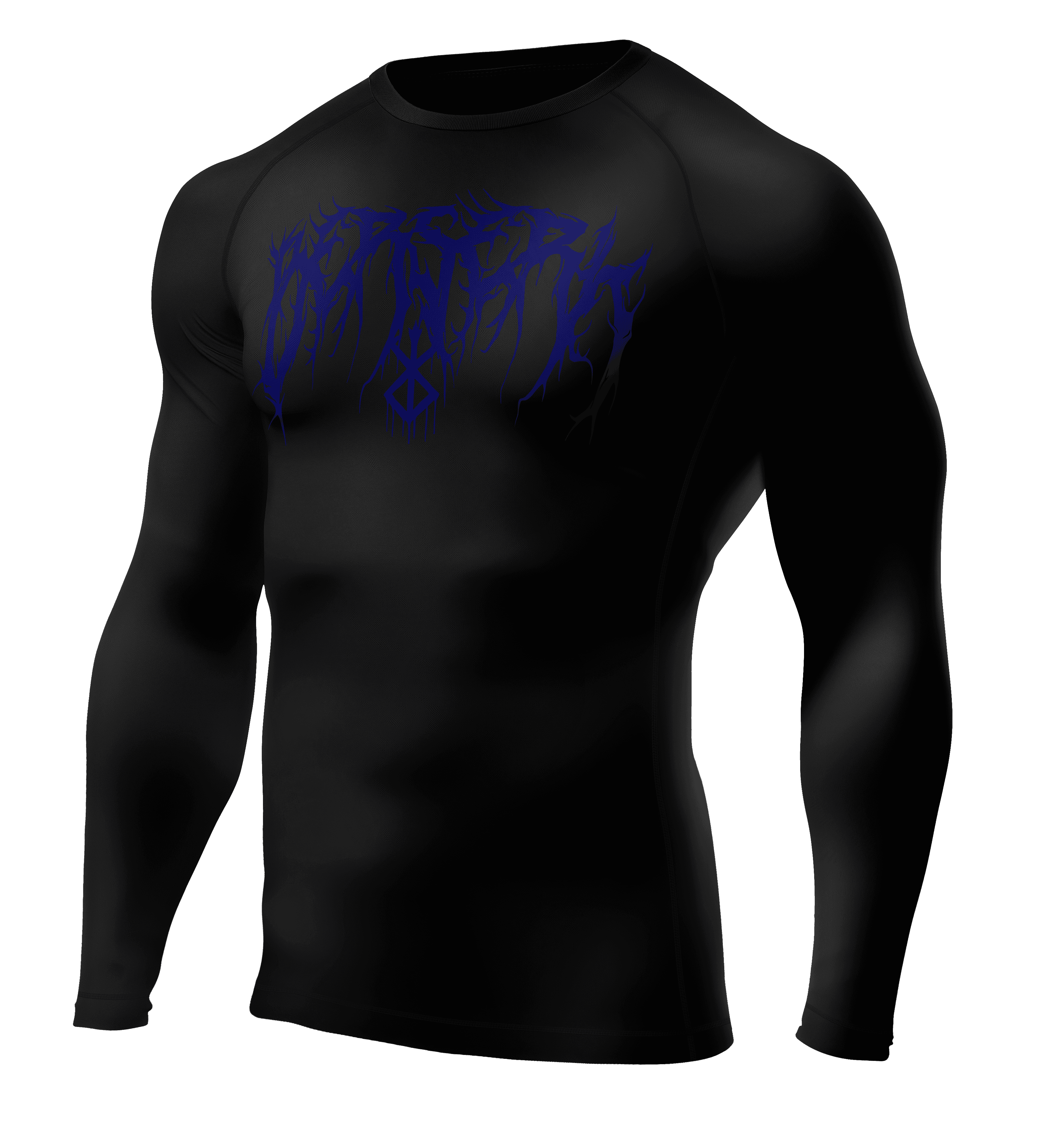 BERSERK BLUE Long Sleeve Compression T-Shirt