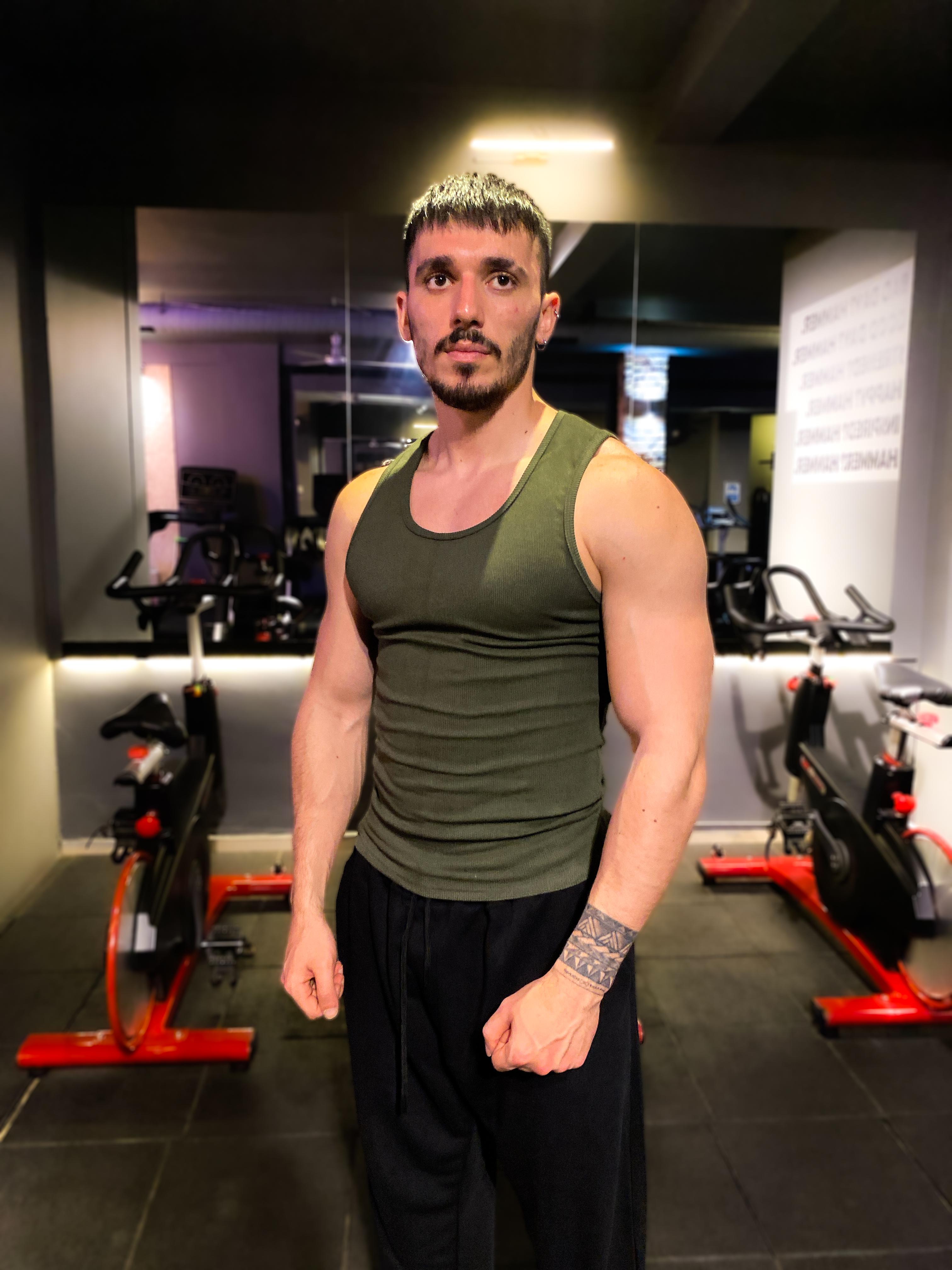 PUMP9 Haki Yeşili Fitilli Atlet