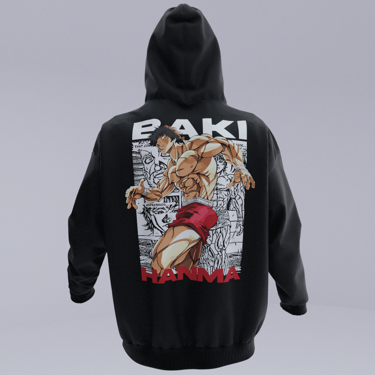 BAKI HANMA Oversize Fit Hoodie