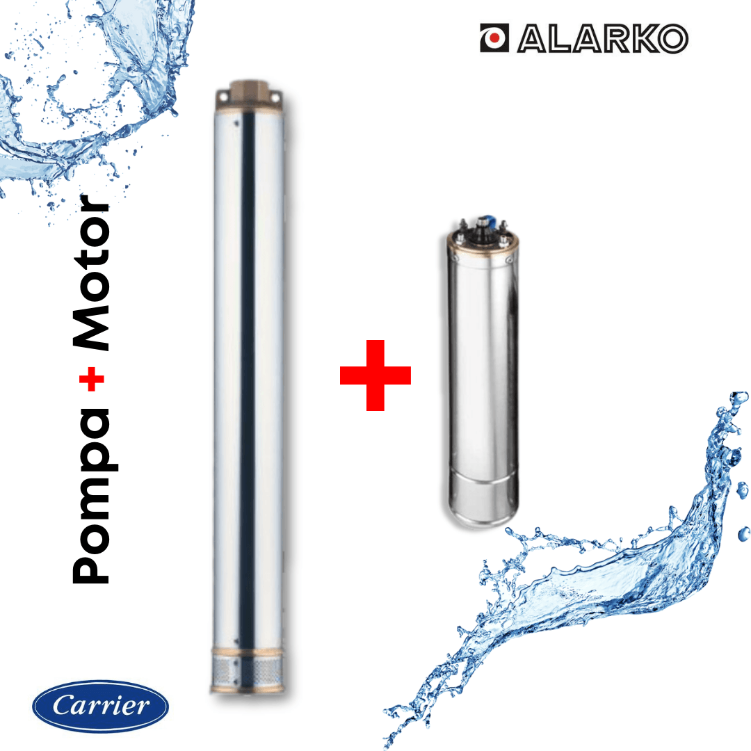 Alarko 4SDM4/10 - 1 HP - 220 V Monofaze Dalgıç Pompa