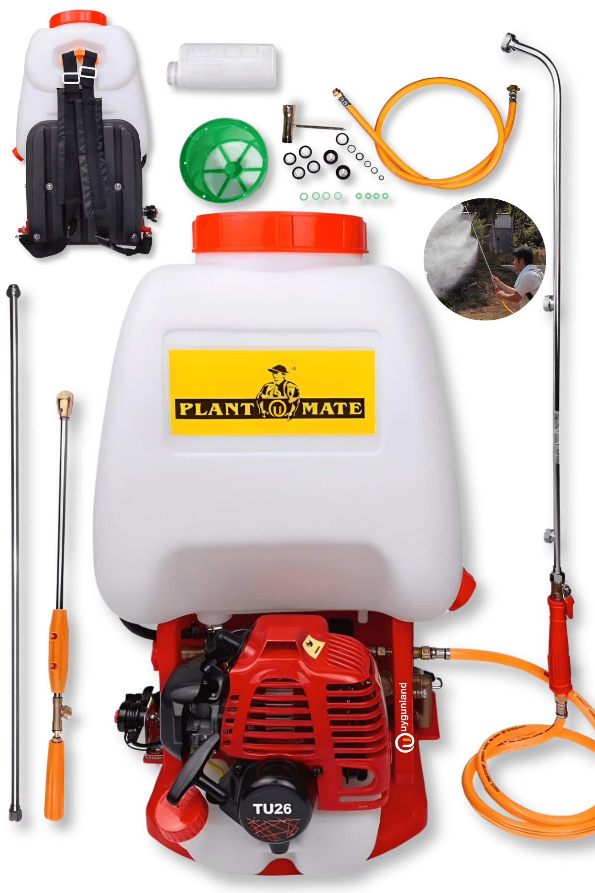 Plant Mate TF-768 Sırt Tipi 25 lt Benzinli İlaçlama Makinesi
