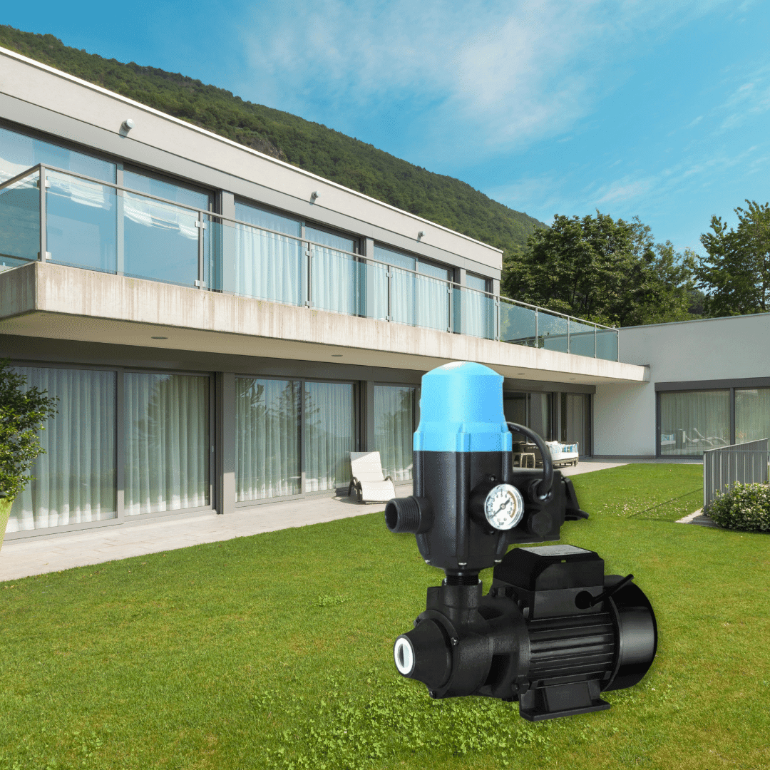 İmpo QB60 Bakır Sargılı Paket Hidrofor Otomatik Su Pompası 0.5 Hp 1 Parmak Hidrofor Set Pompa 1 Kat 1 Daire