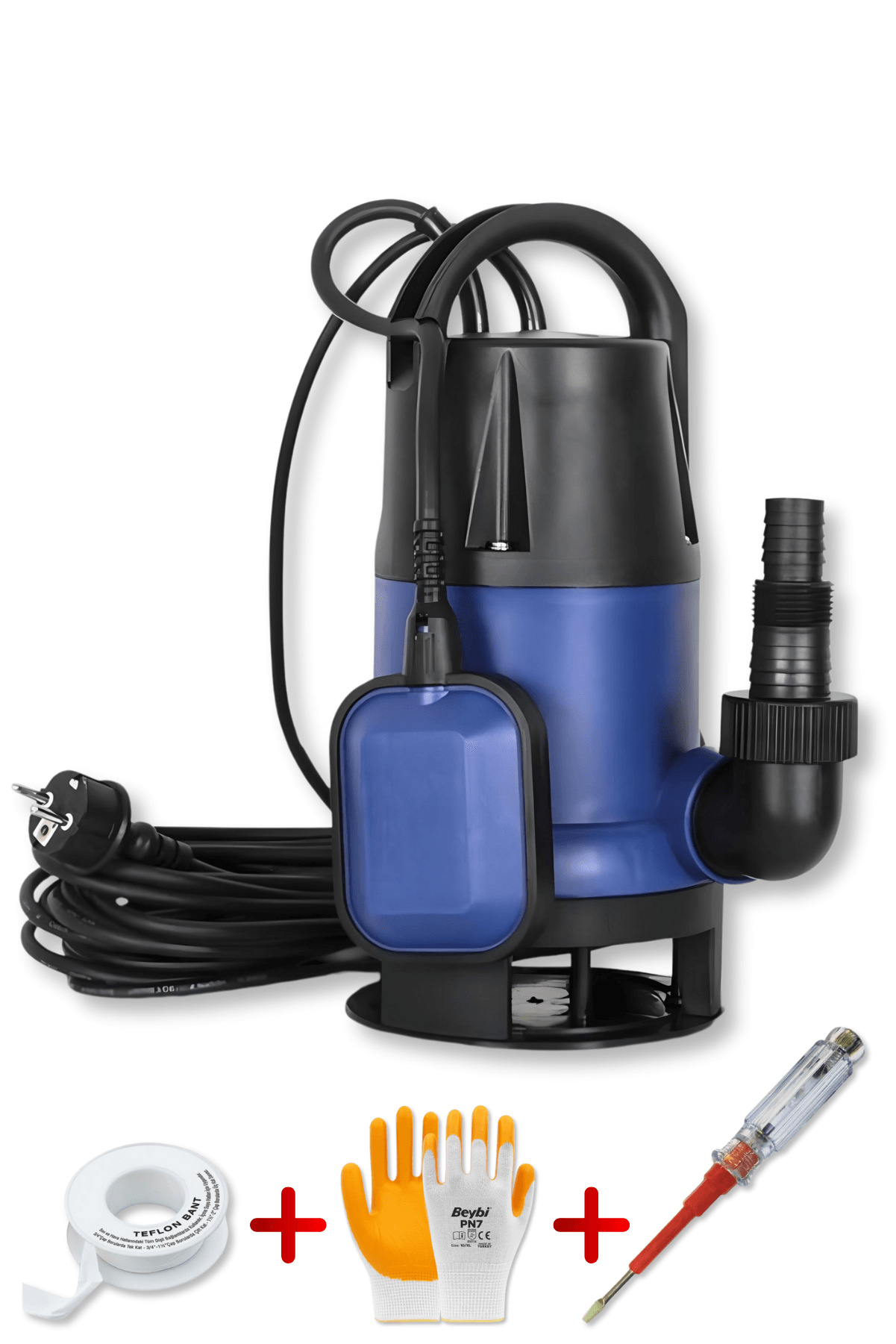 Dager QSB 750 Watt Kirli Su Dalgıç Pompa - Hediye Setli