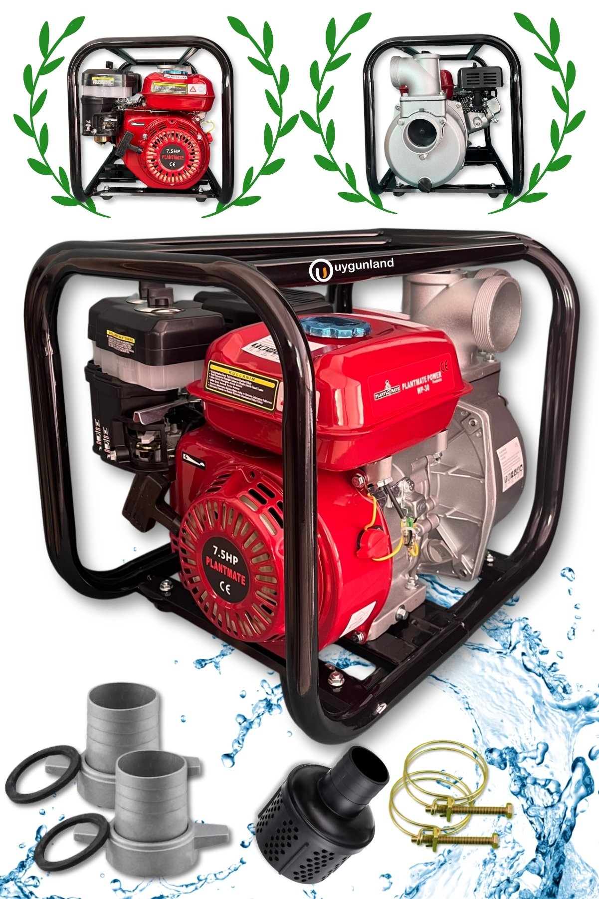 Plant Mate 7.5 Hp 3 İnç Benzinli Su Motoru