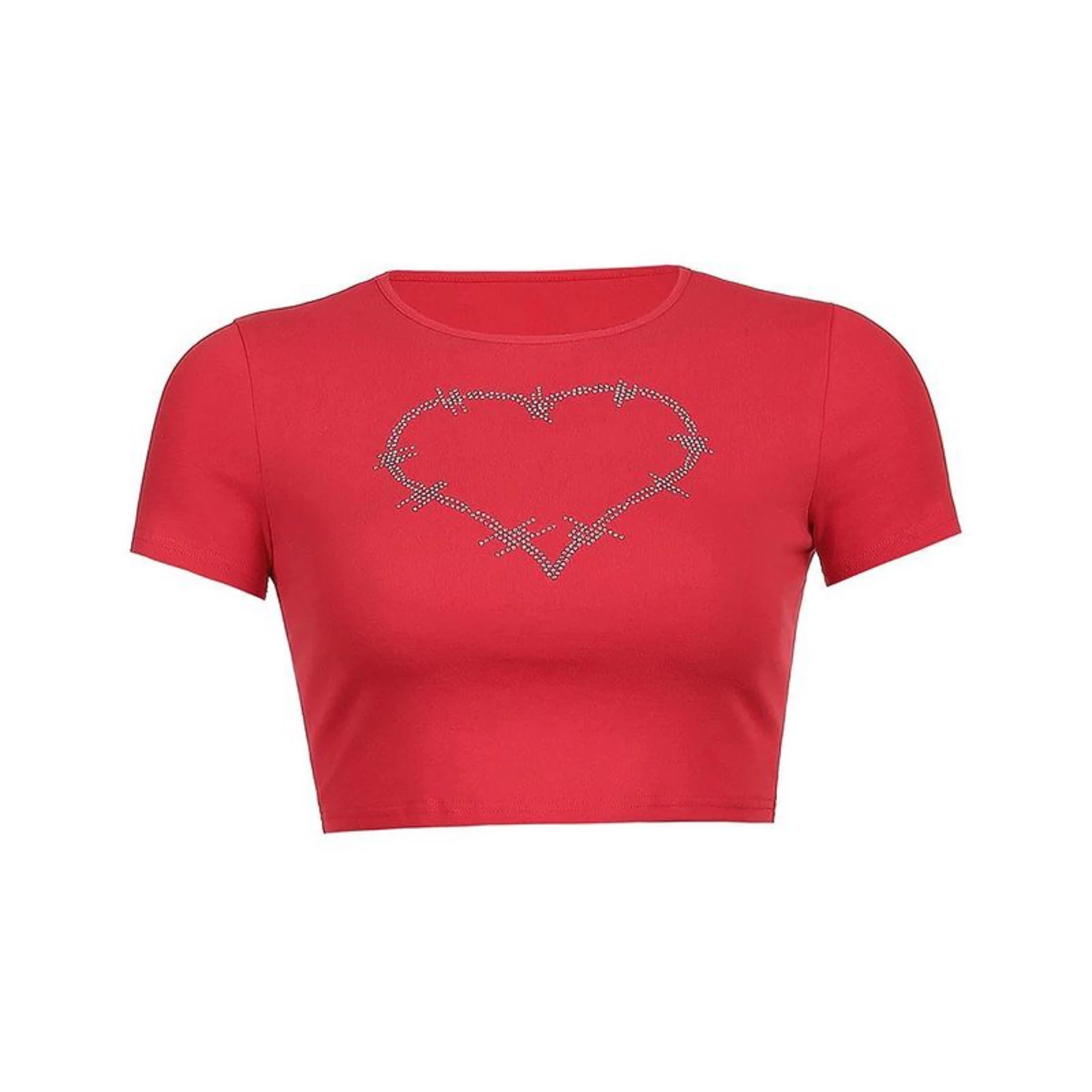 Love Red Crop T-Shirt