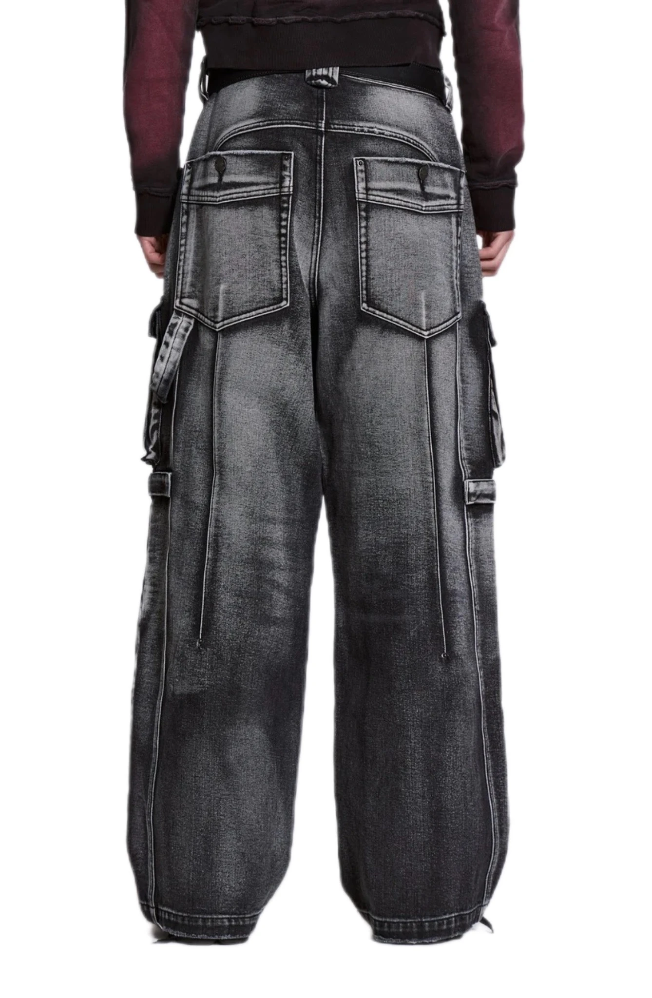 Washed Black Apex Jean Cargos
