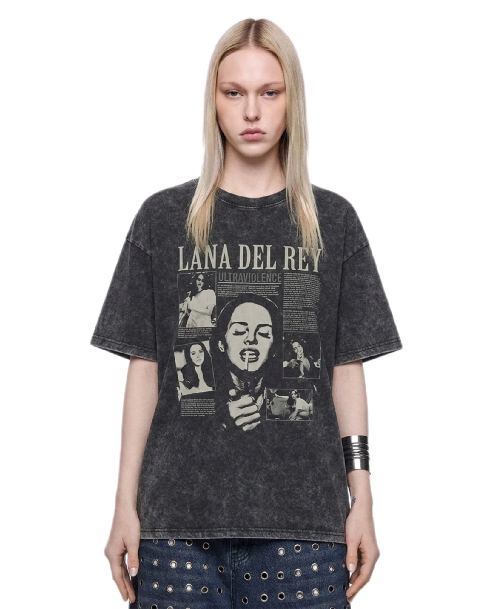 Lana Del Rey Gray T-Shirt