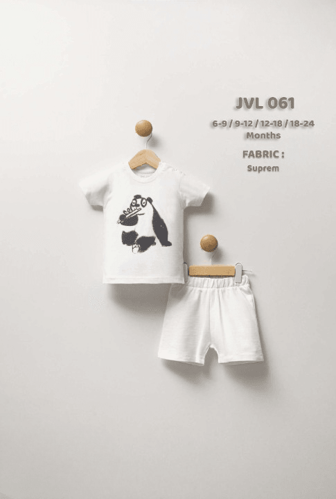 Supreme Fabric Baby Boy's And Girl's Set