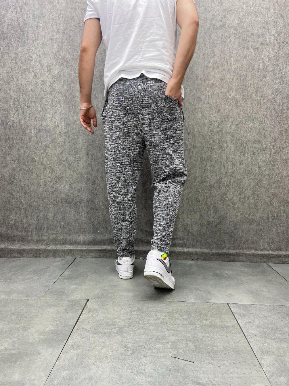 Beli Lastikli Nokta Desenli  Baggy Pantolon