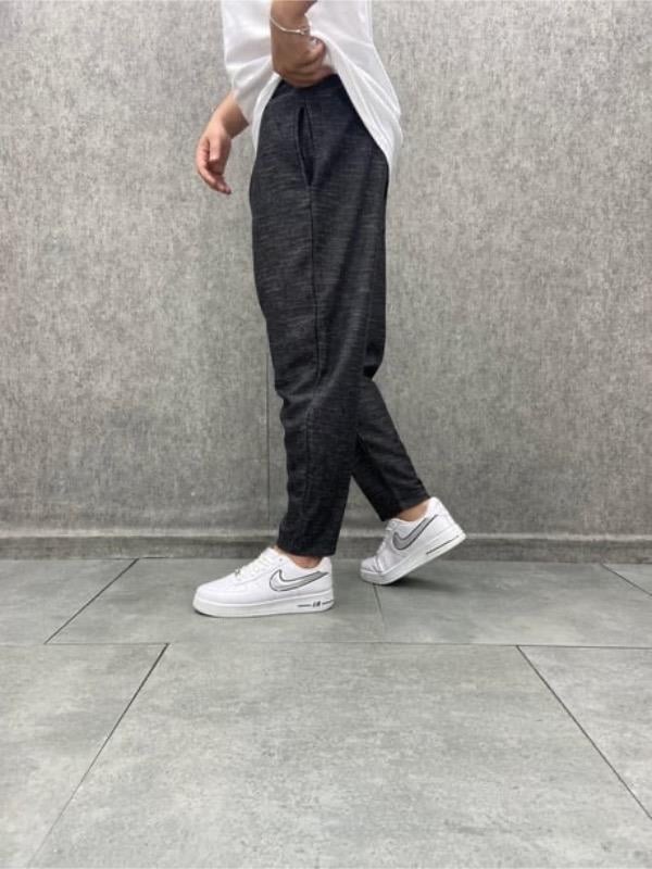 Beli Lastikli London  Baggy Siyah  Pantolon