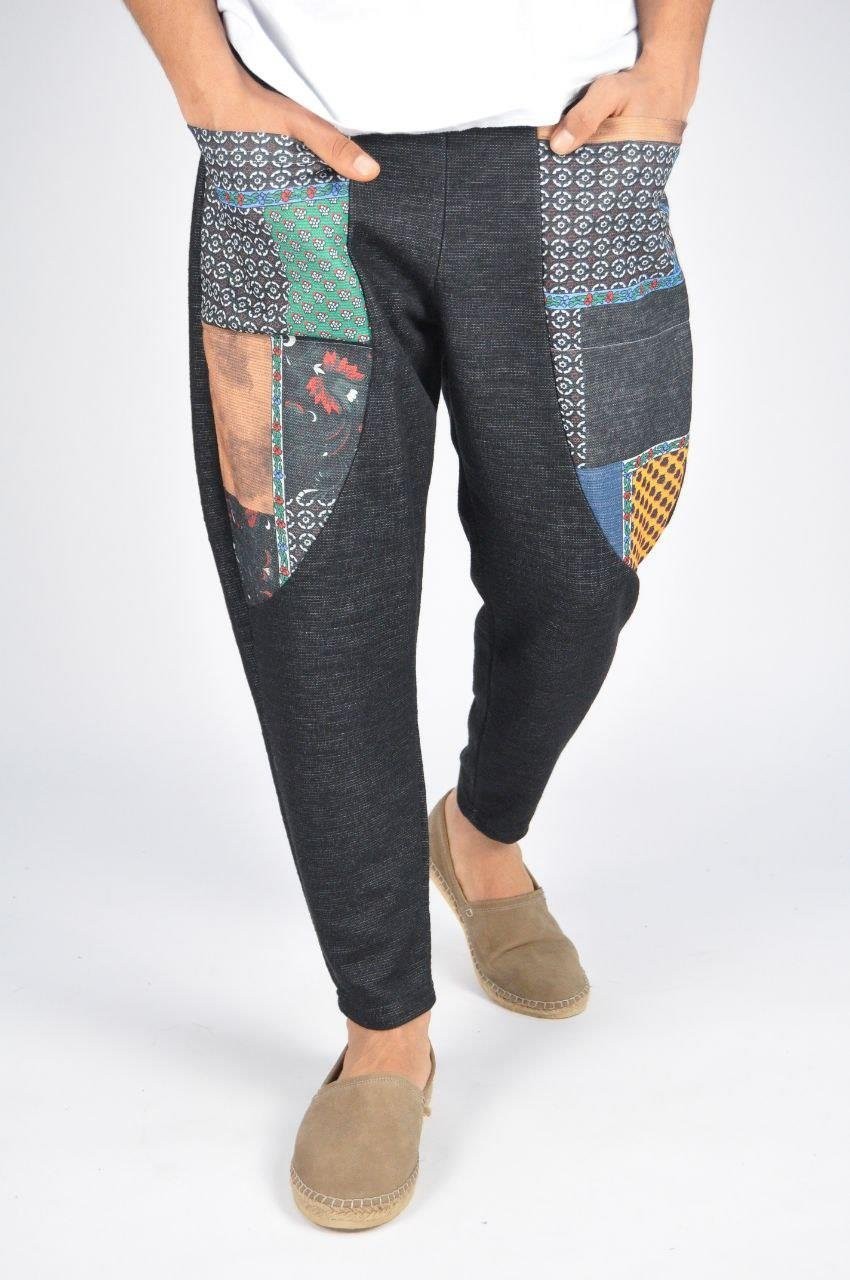Beli Lastikli Bilek Paça Baggy Bohem Pantolon
