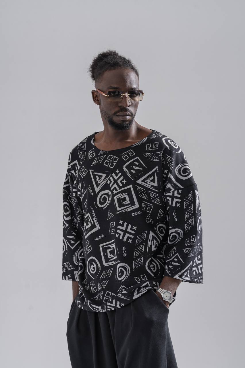 Oversize Fakir Kol Bohem Tshirt