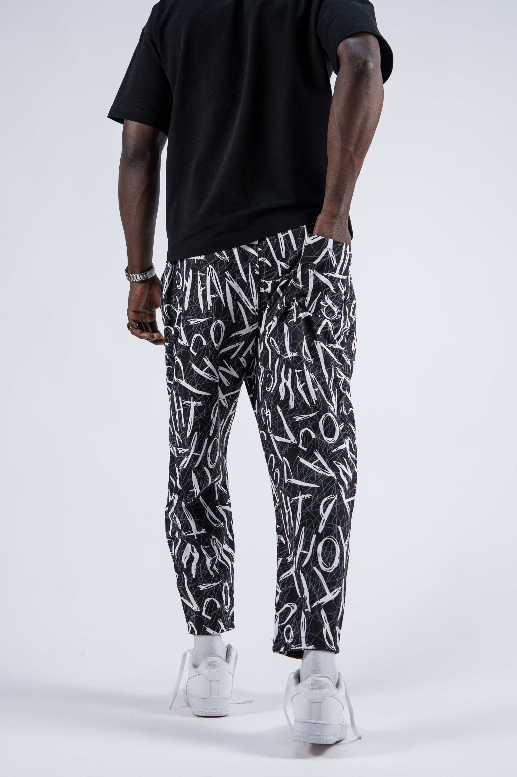 Beli Lastikli Desenli Bagyy Pantolon