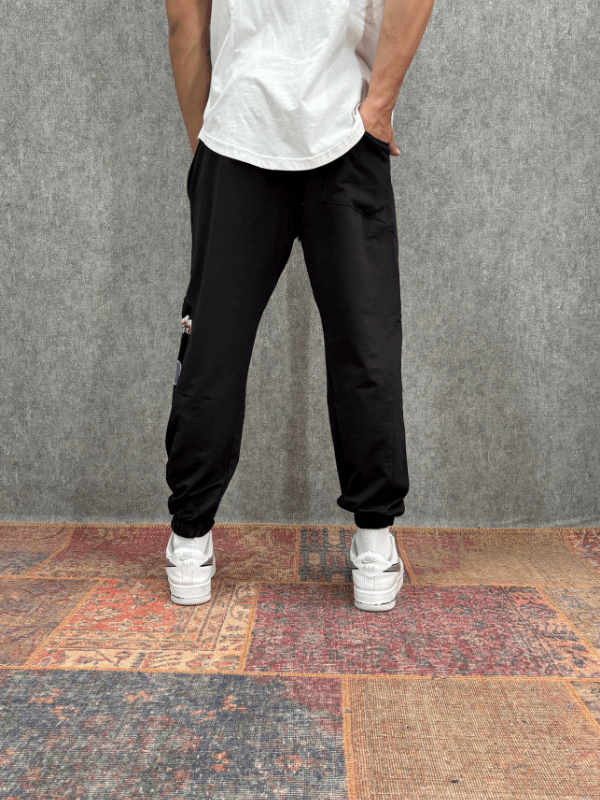 Beli Lastikli Siyah Jogger