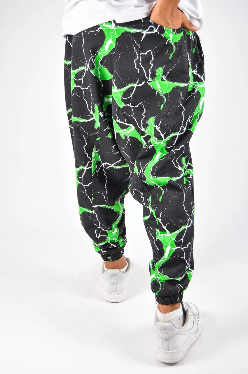  Beli Lastikli Üç İplik Desenli  Şalvar