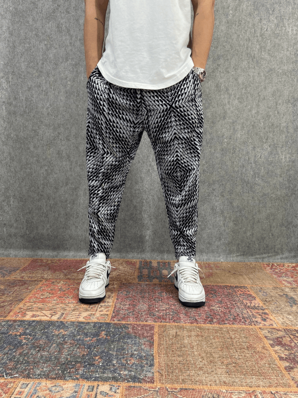 Beli Lastikli Pamuklu Bohem Baggy Pantolon