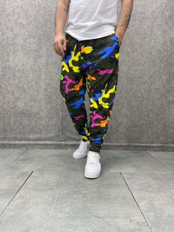 Beli Lastikli  Desenli Baggy  Pantolon