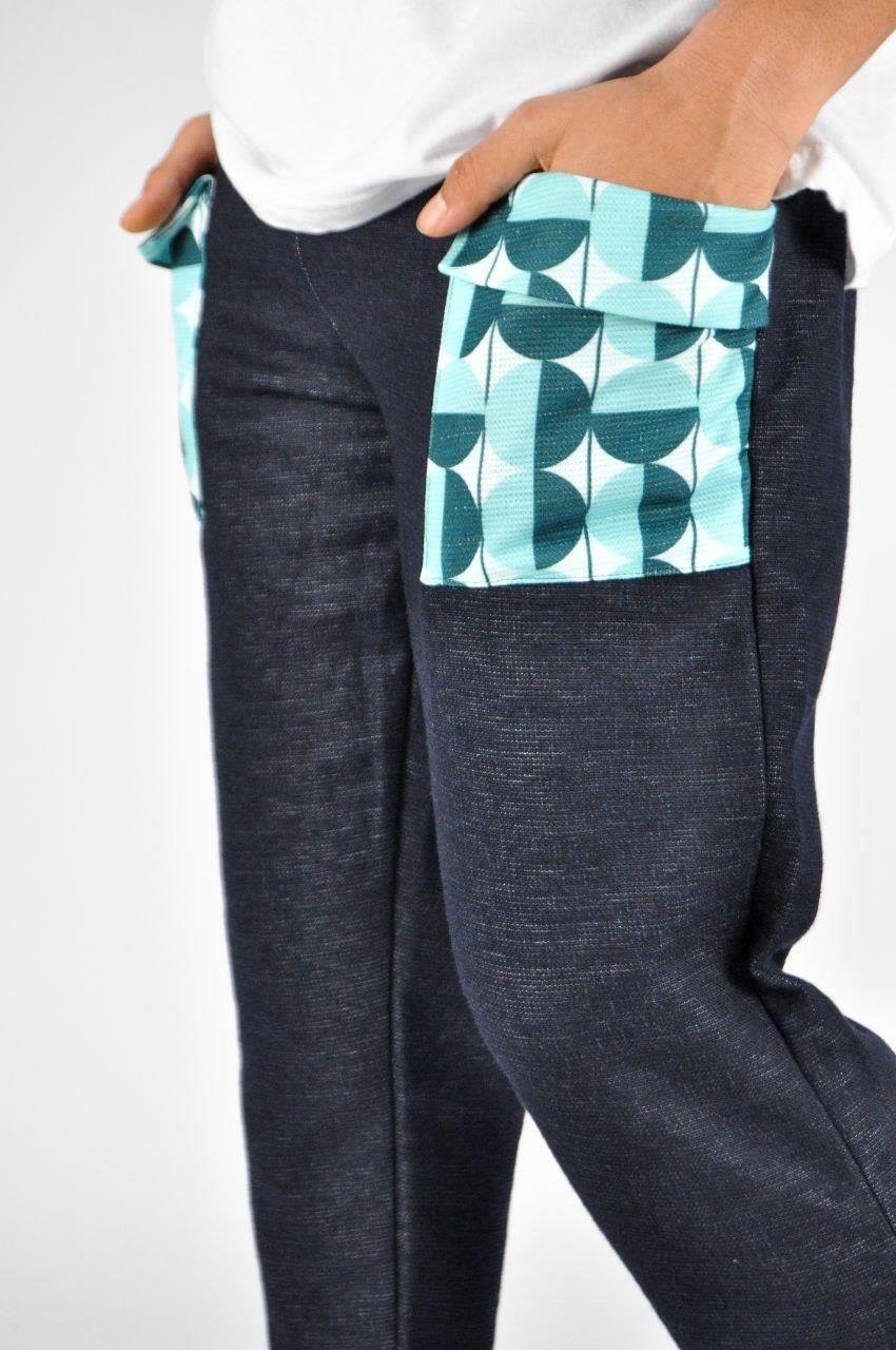 Beli Lastikli Bilek Paça Baggy Bohem Pantolon