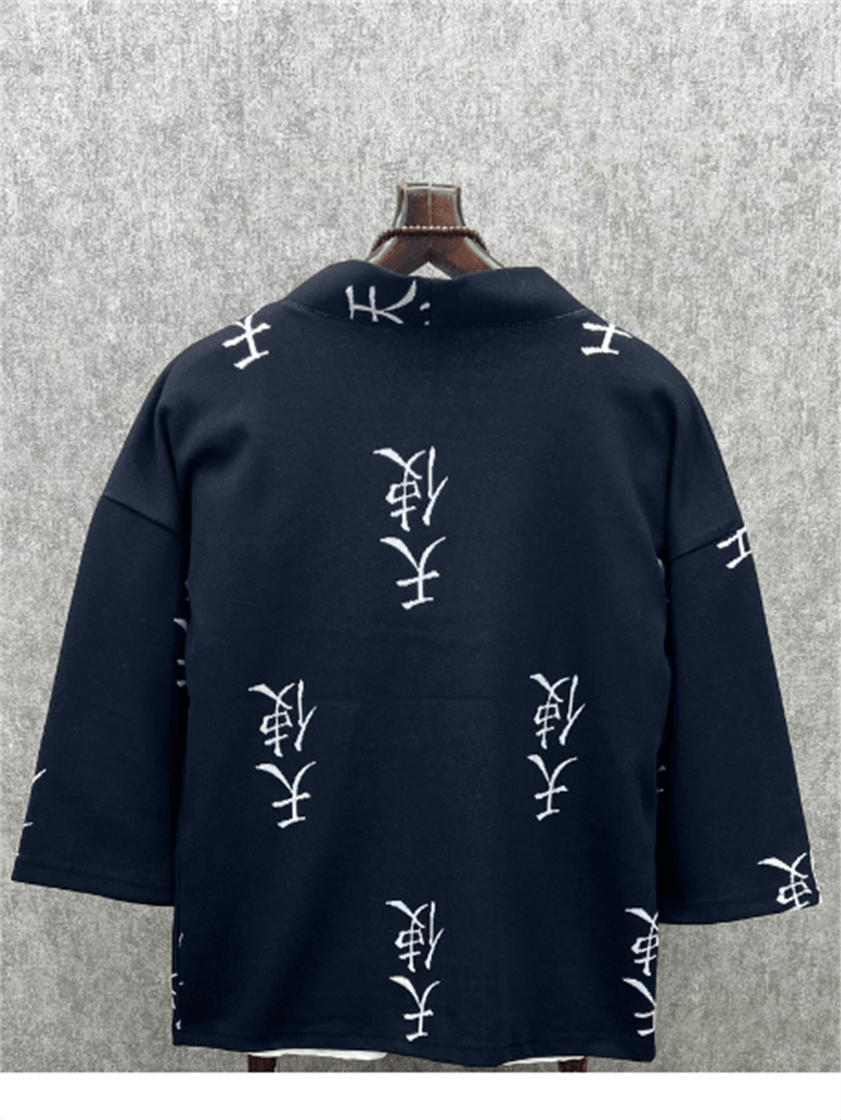 Oversize Bohem Desenli Kimono