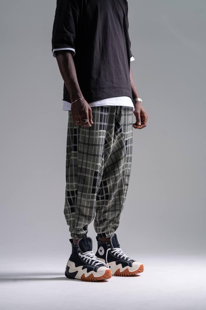  Beli Lastikli Desenli  Şalvar