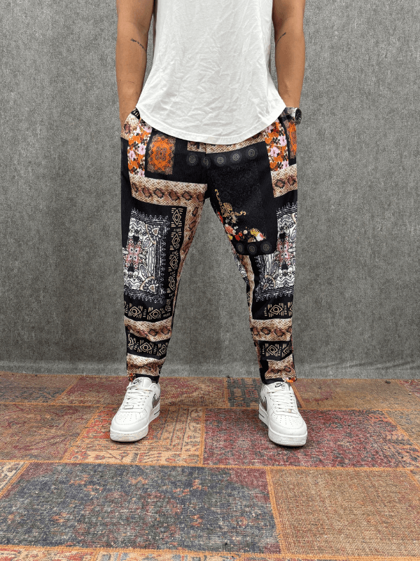 Beli Lastikli Bohem Baggy Pantolon