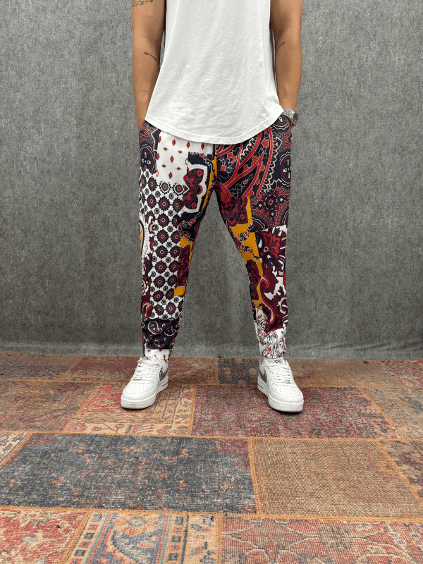 Beli Lastikli Bohem Baggy Pantolon