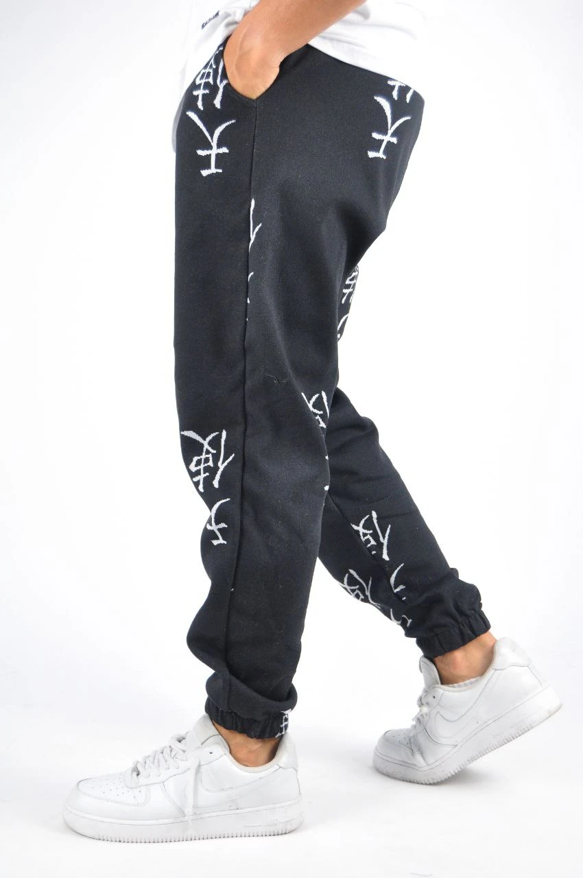 Beli Lastikli Desenli Jogger 