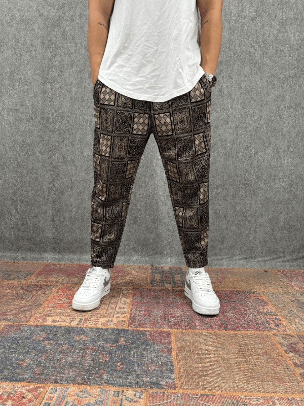 Beli Lastikli Bohem Baggy Pantolon