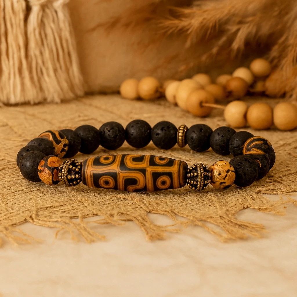 Etnik Doğal Taş Bileklik