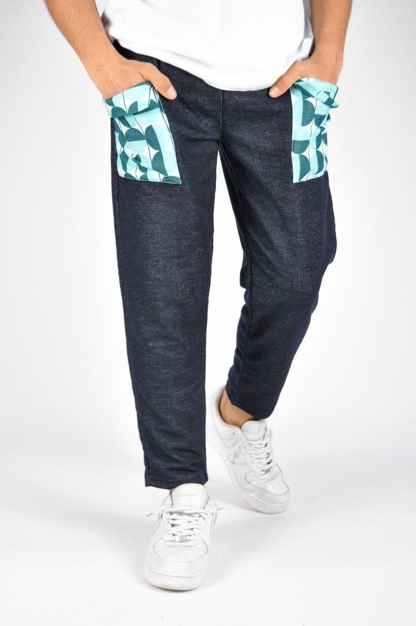 Beli Lastikli Bilek Paça Baggy Bohem Pantolon