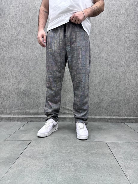 Beli Lastikli Desenli  Bohem Pantolon