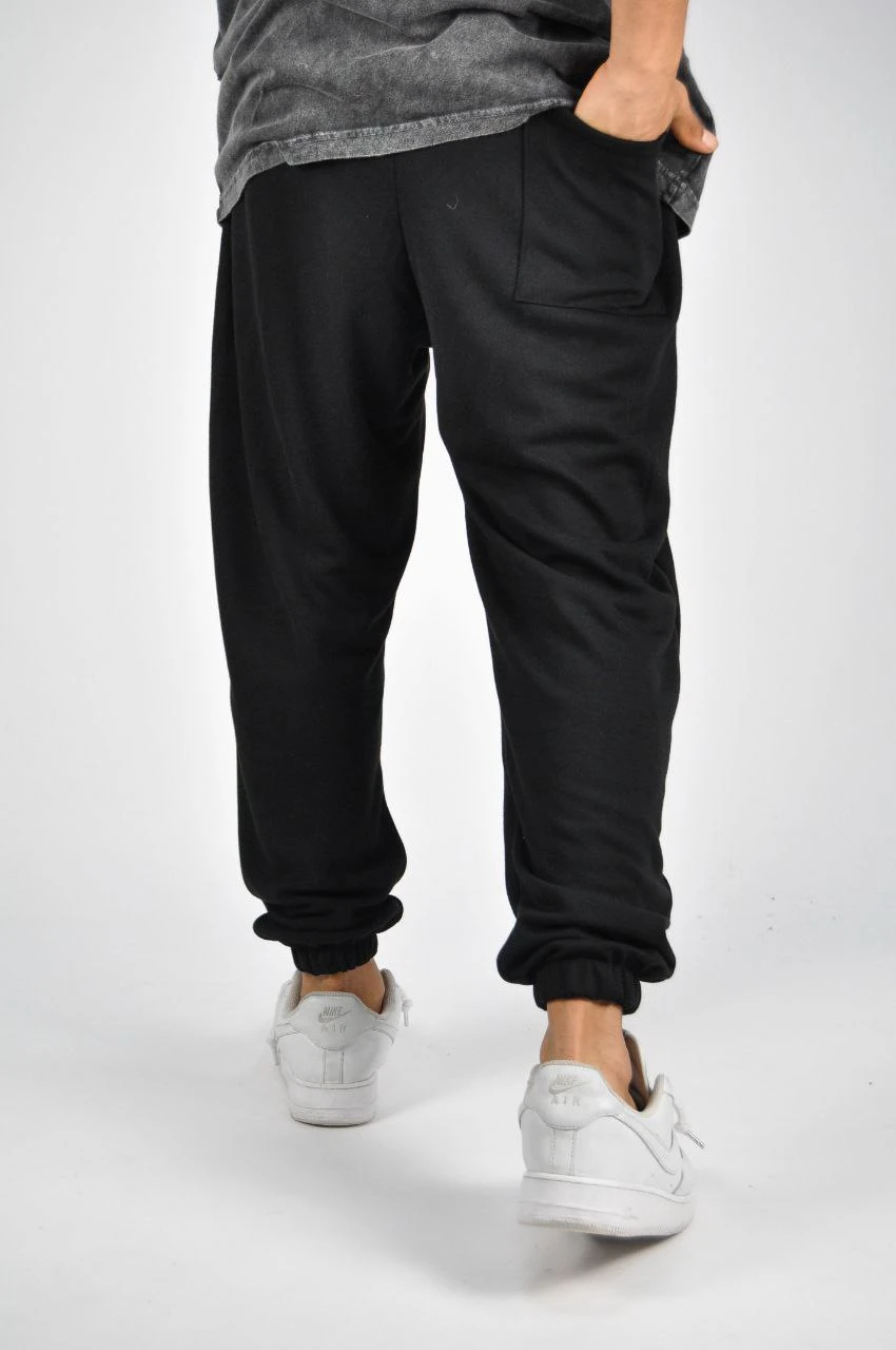 Beli Lastikli Siyah Jogger