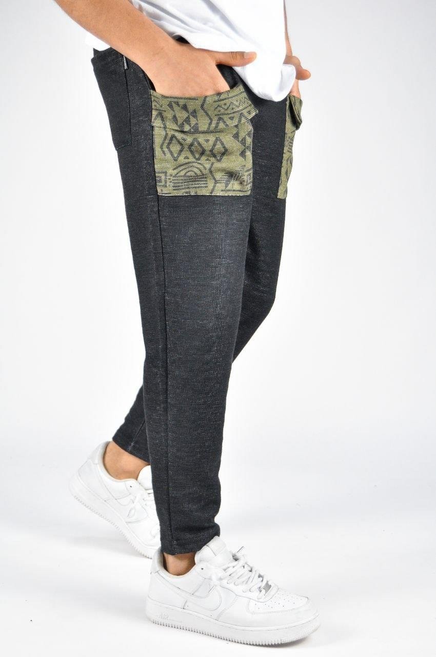 Beli Lastikli Bilek Paça Baggy Bohem Pantolon