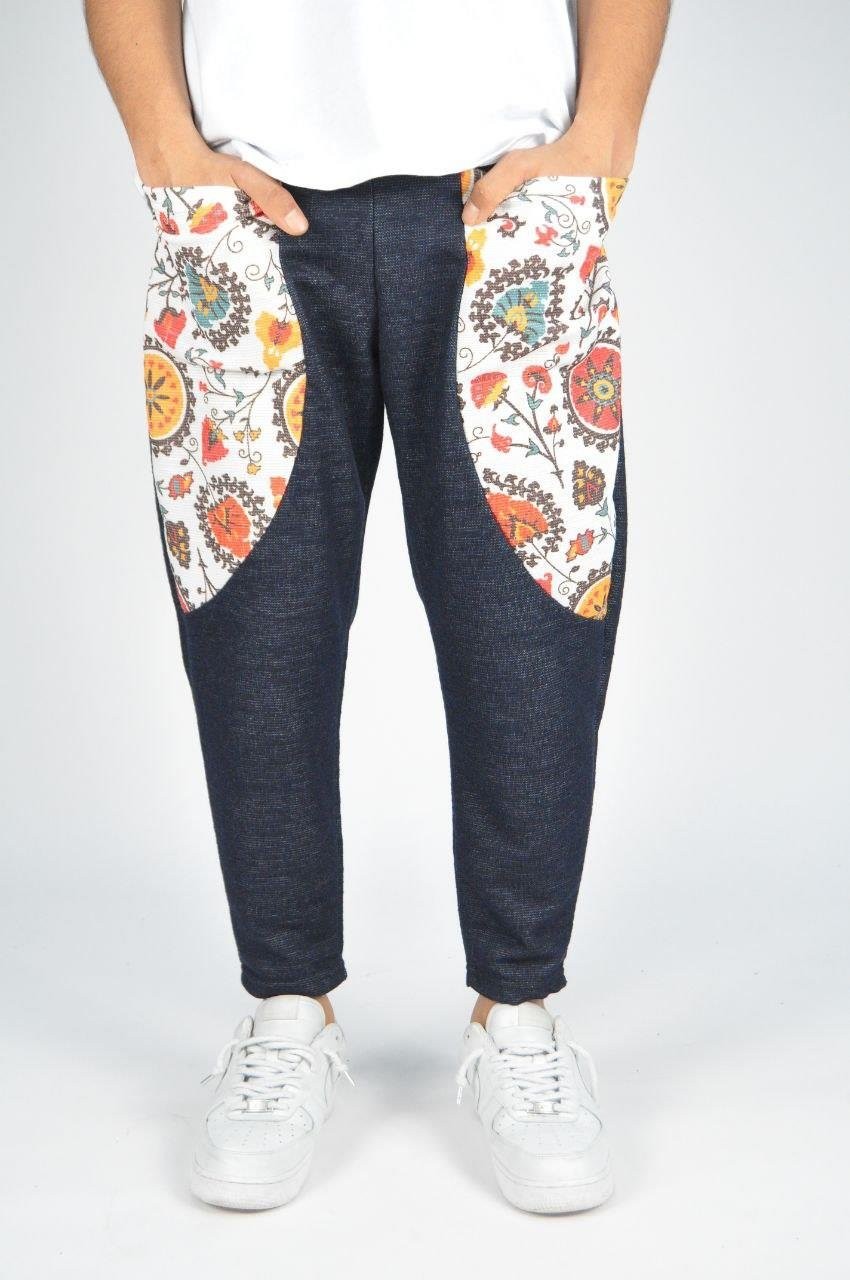 Beli Lastikli Bilek Paça Baggy Bohem Pantolon