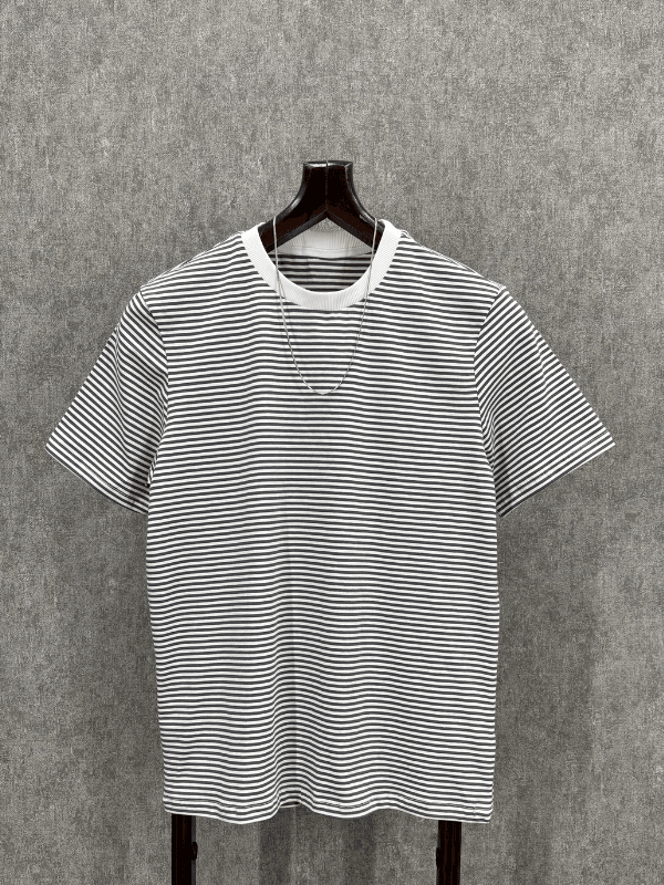 Oversize Çizgili Tshirt