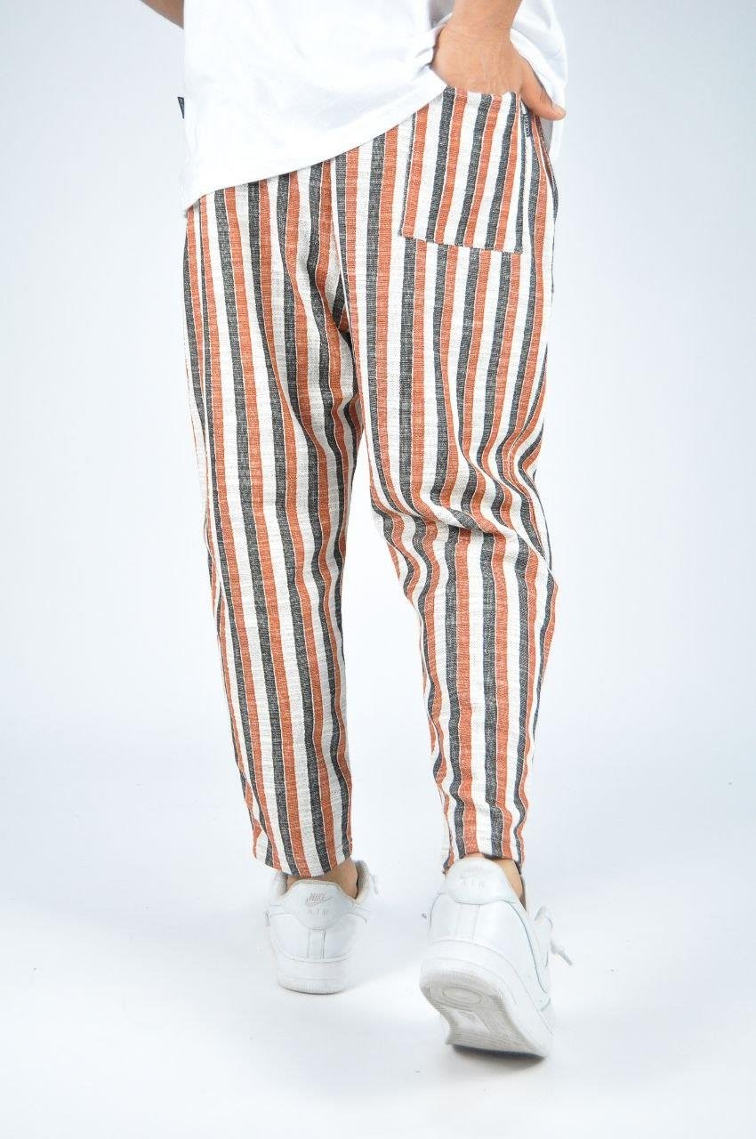 Belİ Lastikli Bohem Desenli Jogger