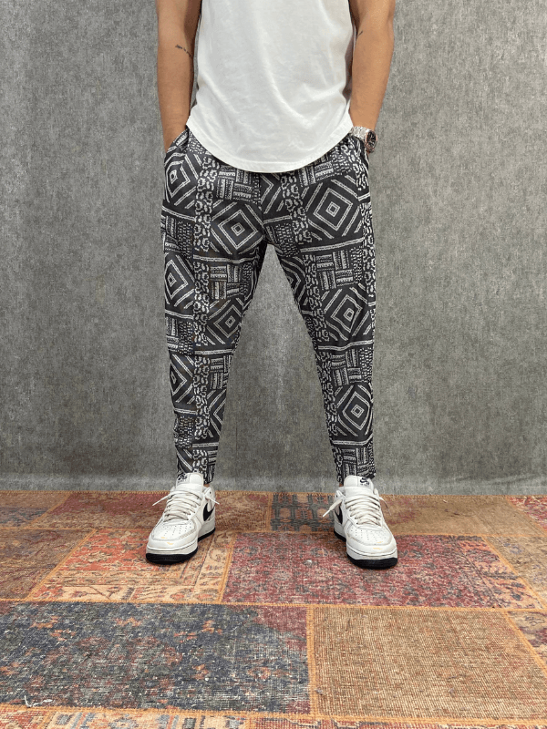 Beli Lastikli Pamuklu Bohem Baggy Pantolon